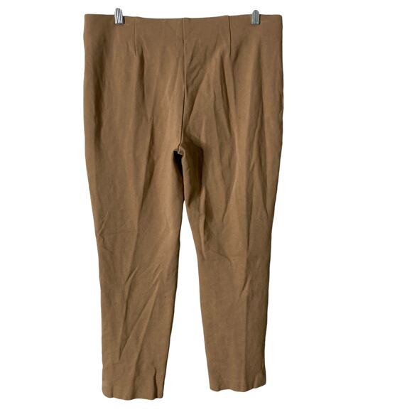 Chicos Ankle Pants Womens Size Small 8 Brown Stretch - Picture 2 of 7